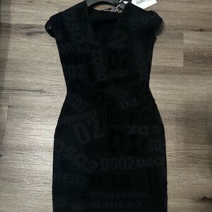 BNWT - DSQUARED2 Black Mini Dress in small